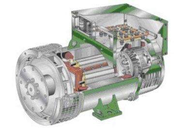 浮山发电机内部结构图